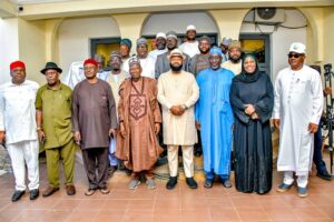 Ganduje leads APC NEC committee on condolence visit to Niger State Governor Bago