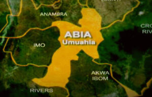 Abia State map in South East Nigeria