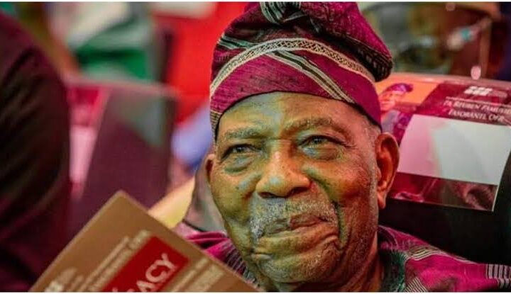 Chief Reuben Fasoranti, leader of Afenifere