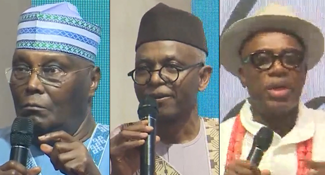 Atiku, El-rufai and Amaechi