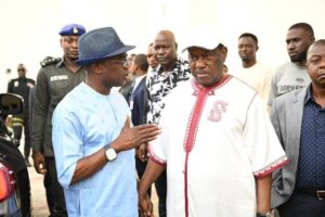 Benue State Governor, Hyacinth Alia and SGF George Akume