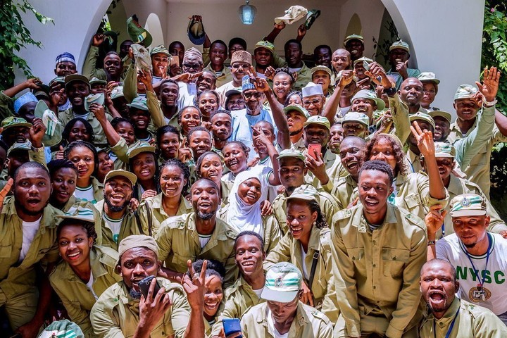 Buhari donates cow, rice to NYSC members in Daura, Katsina State