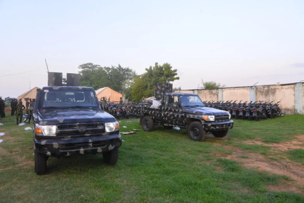 COAS boosts security in North Central with combat enablers, 300 troops deployment