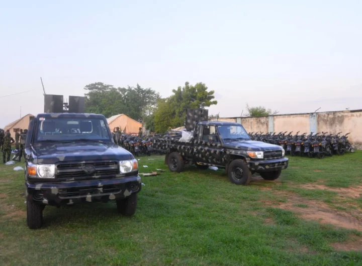 COAS boosts security in North Central with combat enablers, 300 troops deployment