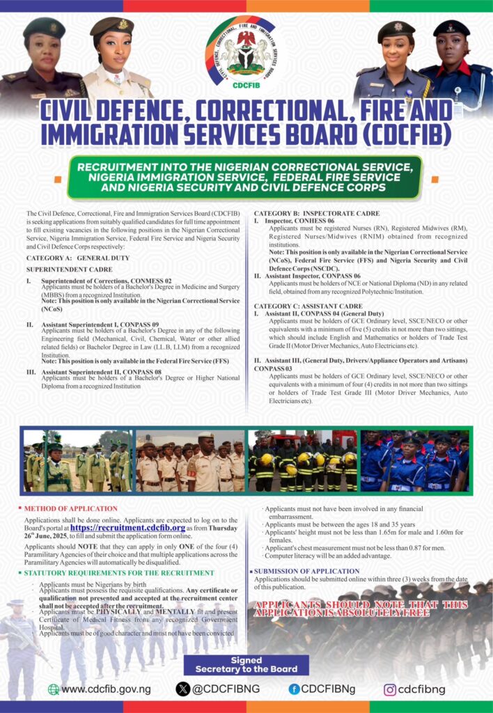 How to Apply for Civil Defence, Correction, Fire & Immigration Recruitment 2025: A Step-by-Step Guide 2 How to Apply for Civil Defence, Correction, Fire & Immigration Recruitment 2025: A Step-by-Step Guide
