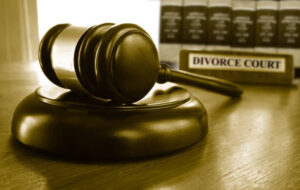 Divorce court gavel