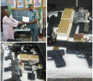 Nigeria Customs hands over seized arms, ammunition to DSS