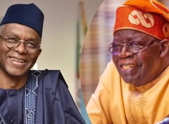 Former Kaduna State Governor, Nasiru El-rufai and President Bola Tinubu