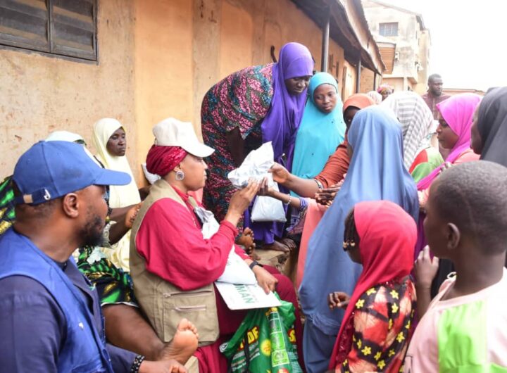 Foundation distributes food items to Mokwa flood victims