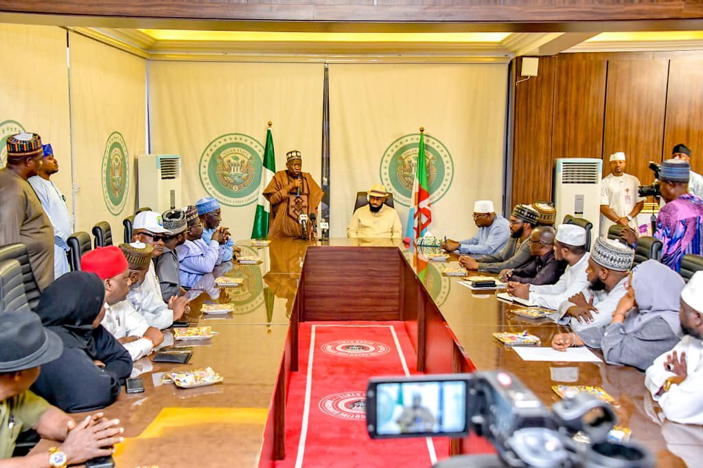 Ganduje leads APC NEC committee on condolence visit to Niger State Governor Bago 2 Ganduje leads APC NEC committee on condolence visit to Niger State Governor Bago