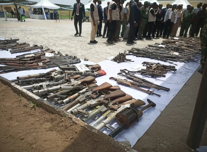 Illicit weapon destroyed by the National Centre for the Control of Small Arms and Light Weapons (NCCSALW)