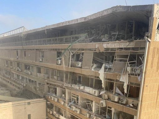 Iran strikes Israeli military Intel site not hospital