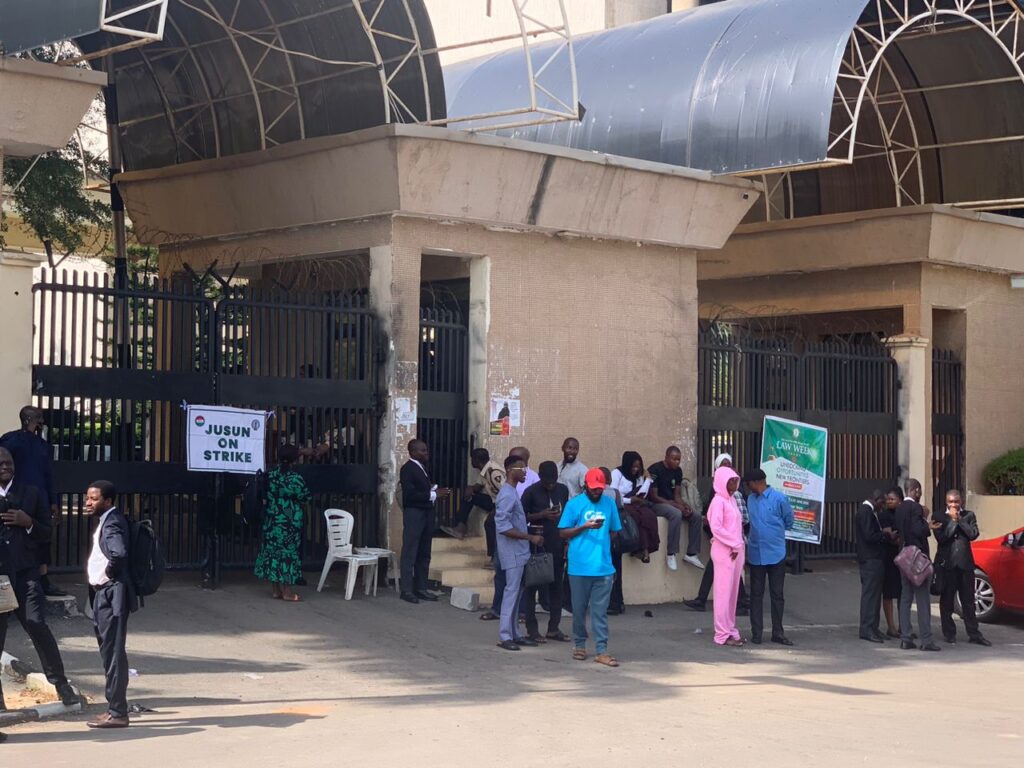 Judges, lawyers locked outside the Federal High Court