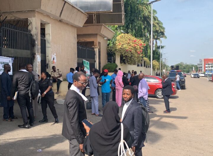 Judges, lawyers locked outside the Federal High Court