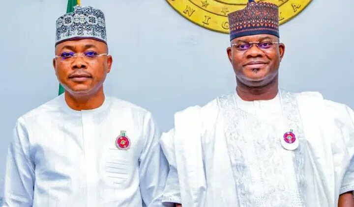 Kogi State Governor, Usman Ododo and Yahaya Bello