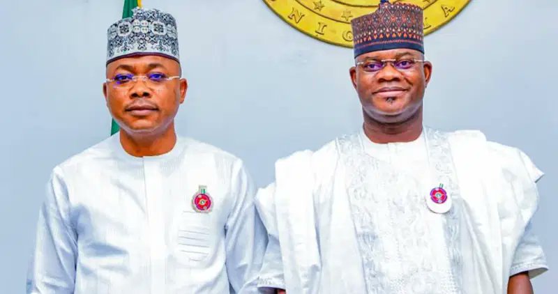 Kogi State Governor, Usman Ododo and Yahaya Bello