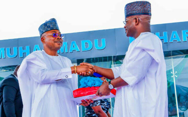Kogi State Governor, Usman Ododo and former governor Yahaya Bello