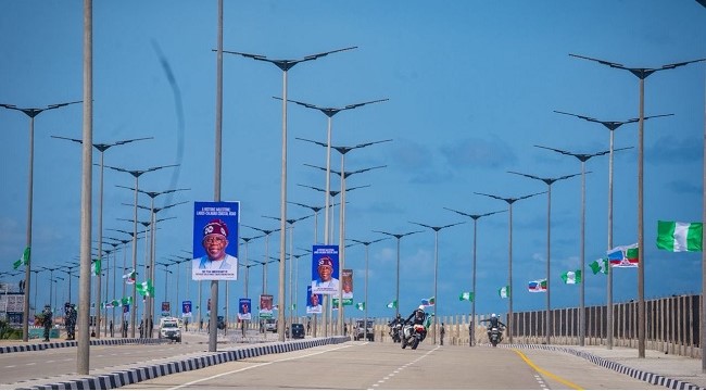 Lekki Deep Sea Port Access Road at the Dangote Refinery and Petrochemical Plant in Lagos