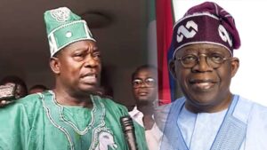 Late MKO Abiola (the symbol of June 12, Democracy Day) and President Bola Tinubu