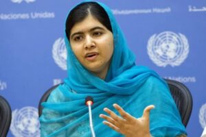 Pakistani education activist, Malala Yousafzai
