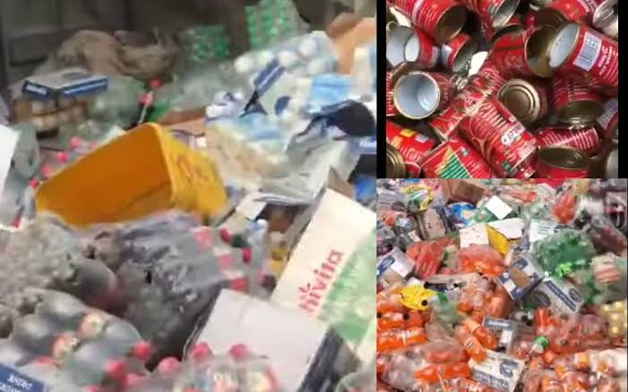 Expired beverages intercepted by NAFDAC