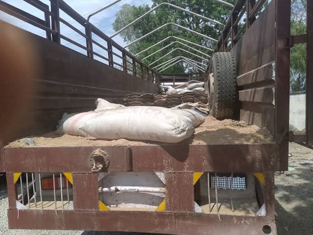 NSCDC intercepts trailer loaded with stolen railway slippers in Bauchi State.