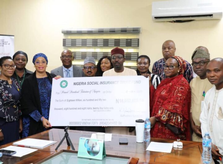 NSITF presents N18.6m cheque to family of deceased employee