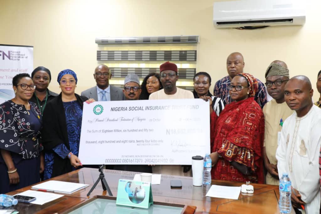 NSITF presents N18.6m cheque to family of deceased employee