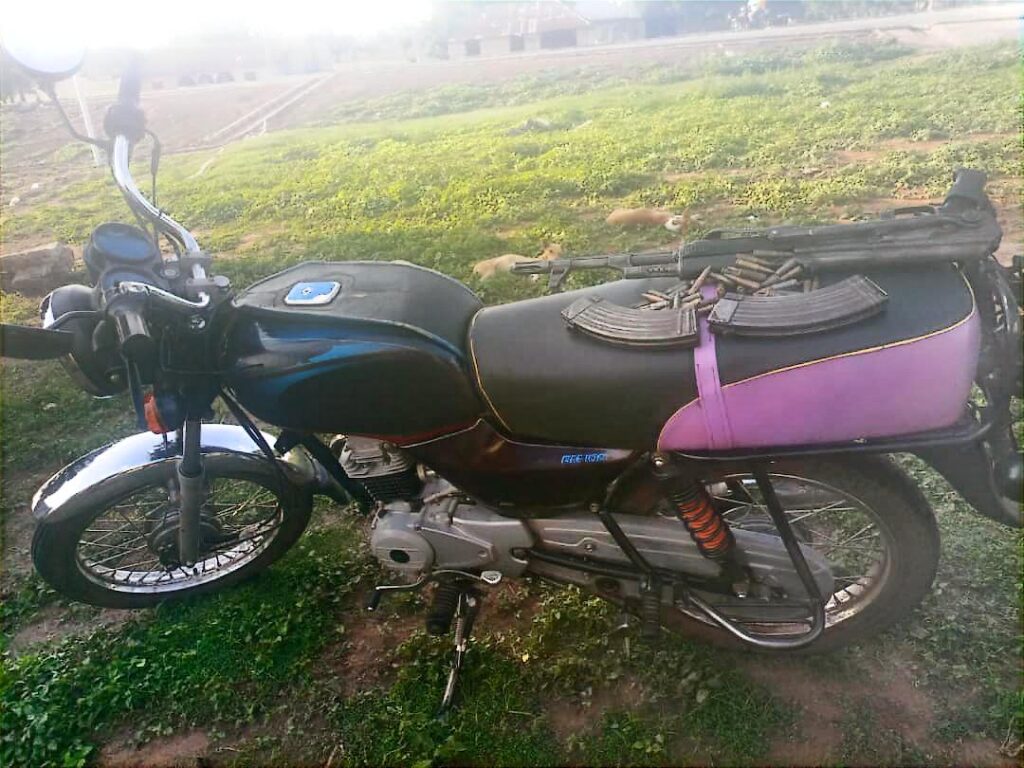 Police make significant recovery in Nasarawa: AK-47 Rifle and Stolen Motorcycle Found Abandoned After Suspect Flees