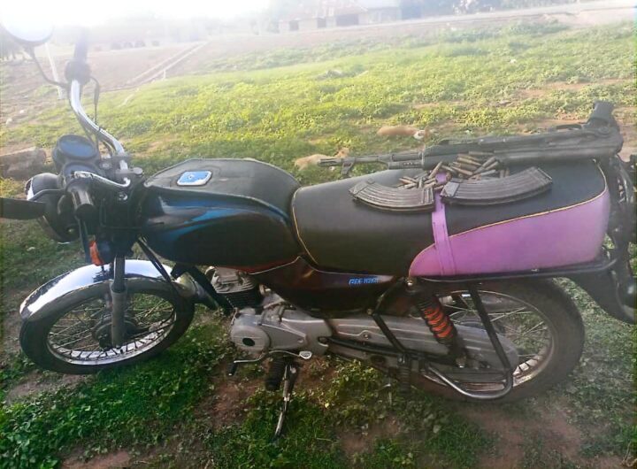 Police make significant recovery in Nasarawa: AK-47 Rifle and Stolen Motorcycle Found Abandoned After Suspect Flees