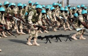 Nigerian Army troops deployed for peacekeeping mission