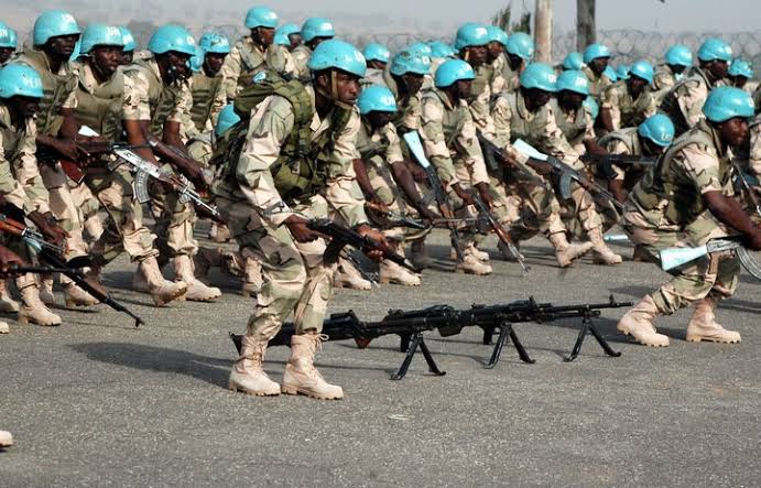 Nigerian Army troops deployed for peacekeeping mission