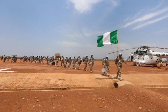 Nigerian Army troops deployed for peacekeeping mission