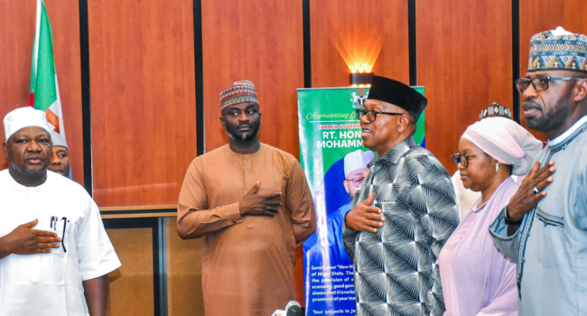 Peter Obi visits Mokwa Flood victims in Niger State