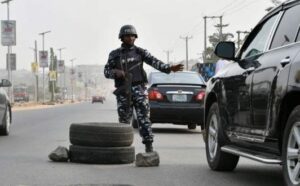 Police checkpoint