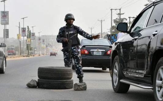 Police checkpoint