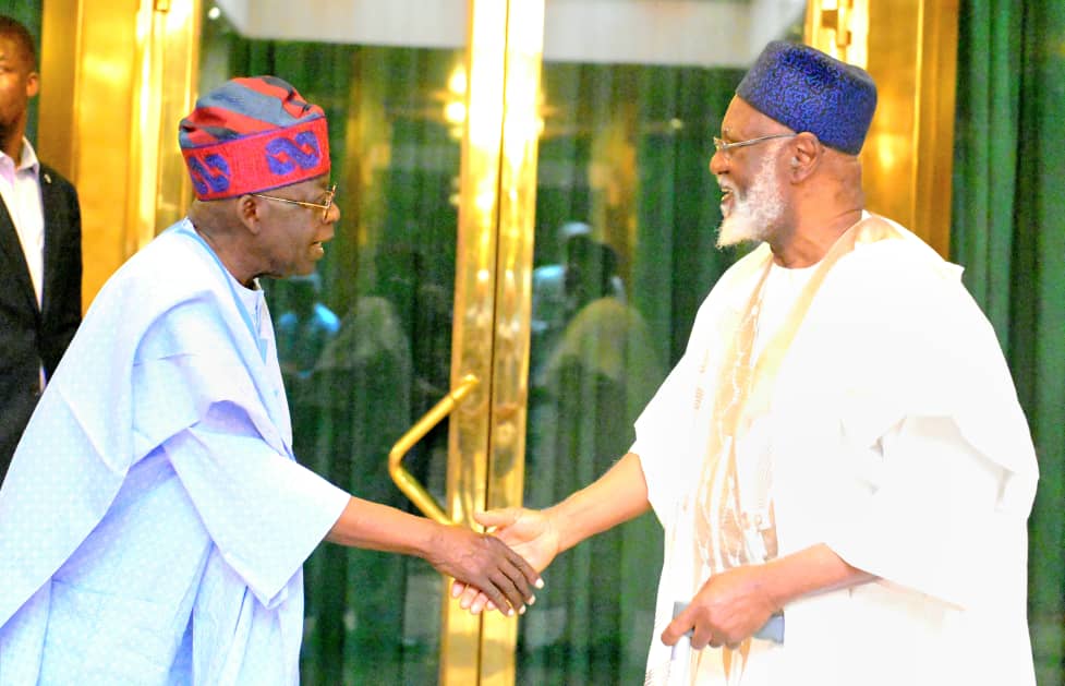 President Bola Tinubu and former head of State, Gen. Abdulsami Abubakar