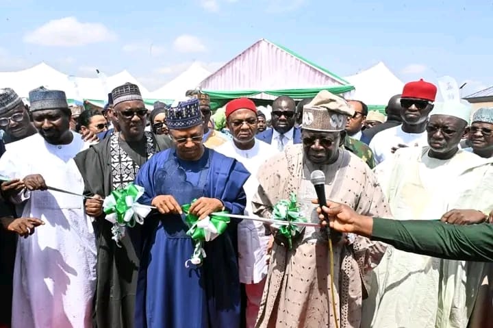President Bola Tinubu commissions projects in Kaduna