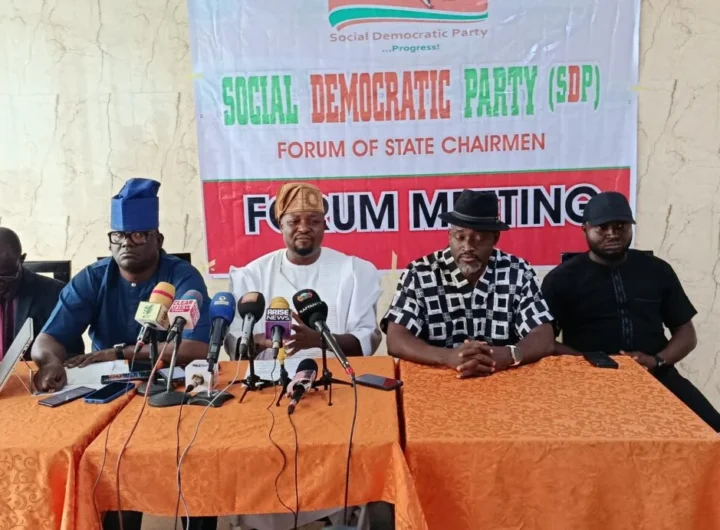 SDP state chairmen back suspension of National Chairmen, Gabam,