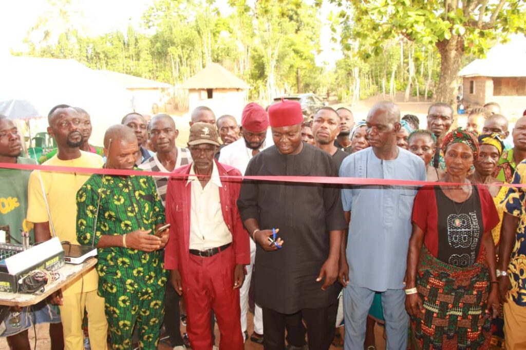 Senator Nwebonyi builds bungalow for struggling village