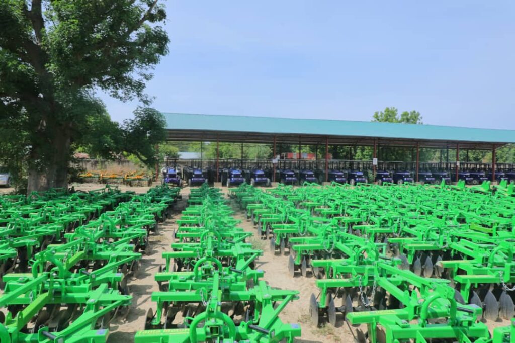 VP Shettima commissions Borno’s 375 tractors refurbished by NASENI 7 Shettima commissions Bornos 375 tractors .