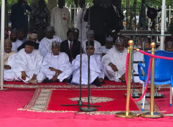 Vice President Kashim Shettima joins Muslim faithful in observing Eid al-Adha prayers