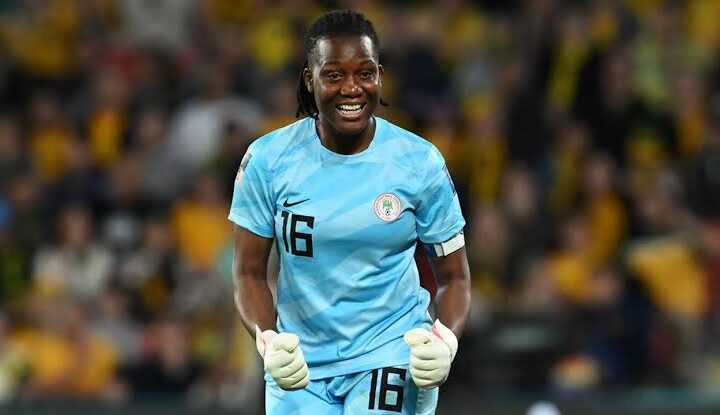 Super Falcons and CAF Goalkeeper of the Year, Chiamaka Nnadozie