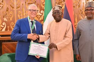 President Bola Tinubu and founder of Microsoft and the chairman of the Bill Gates Foundation, Bill Gates