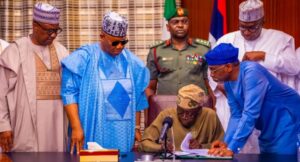 Tinubu signs
