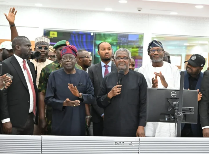 President Tinubu visited the Dangote Petroleum Refinery and Petrochemicals Complex. in Lagos State.