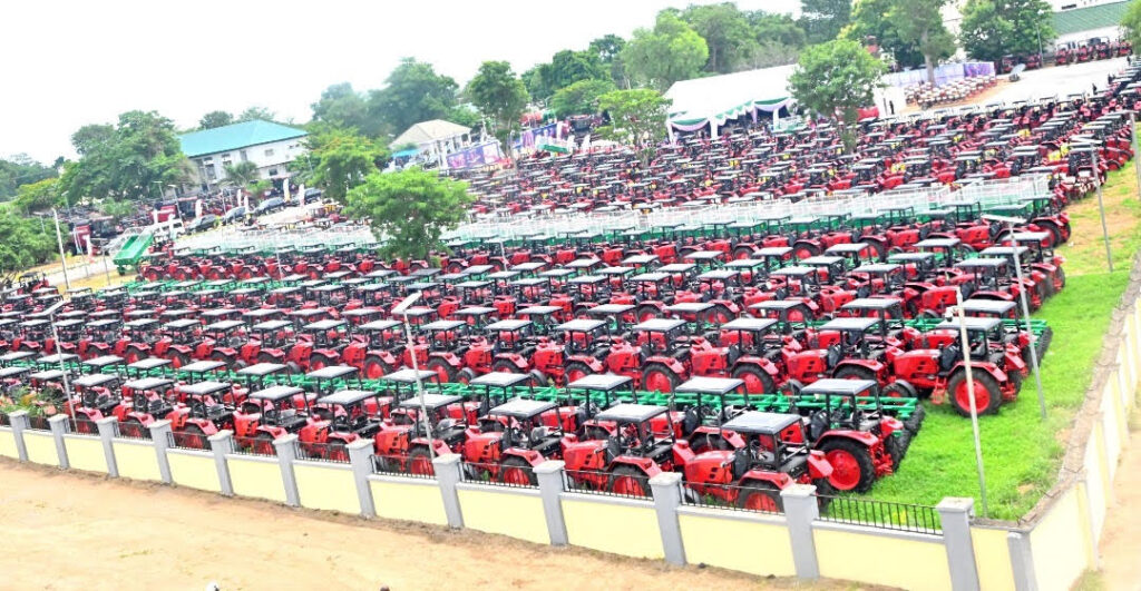 Tinubu launches 2,000 tractors for mechanised farming, says Nigeria's agricultural renaissance 2 President Bola Tinubu tinubu commissioning 2,000 tractors for nationwide deployment