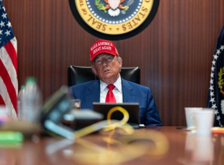 U.S President, Donald Trump.....