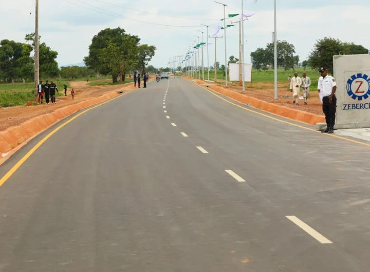 Newly constructed road in FCT