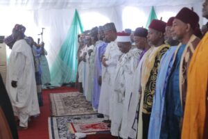 Zulum joins Shehu of Borno others for two Rakaat Eid